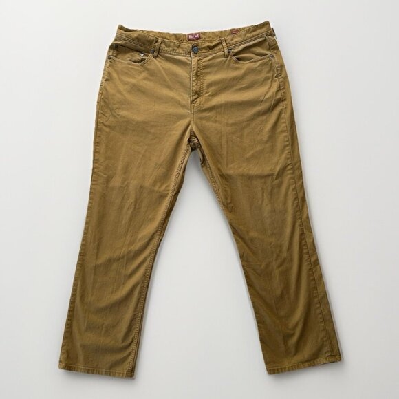 Red Ale By Alesbury Brown Denim Jeans Athletic Straight Fit Men's Size 38x32 - Picture 1 of 9